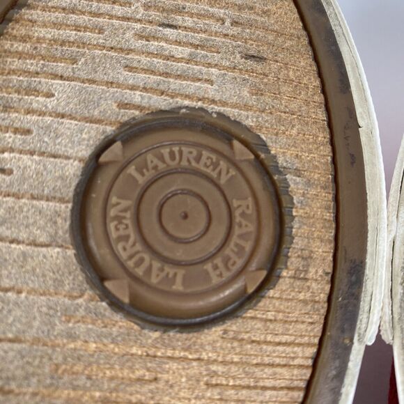 Lauren Ralph Lauren Janis Slip On Loafers Red Women Size 6.5 Pre-Owned‎ - Picture 13 of 13